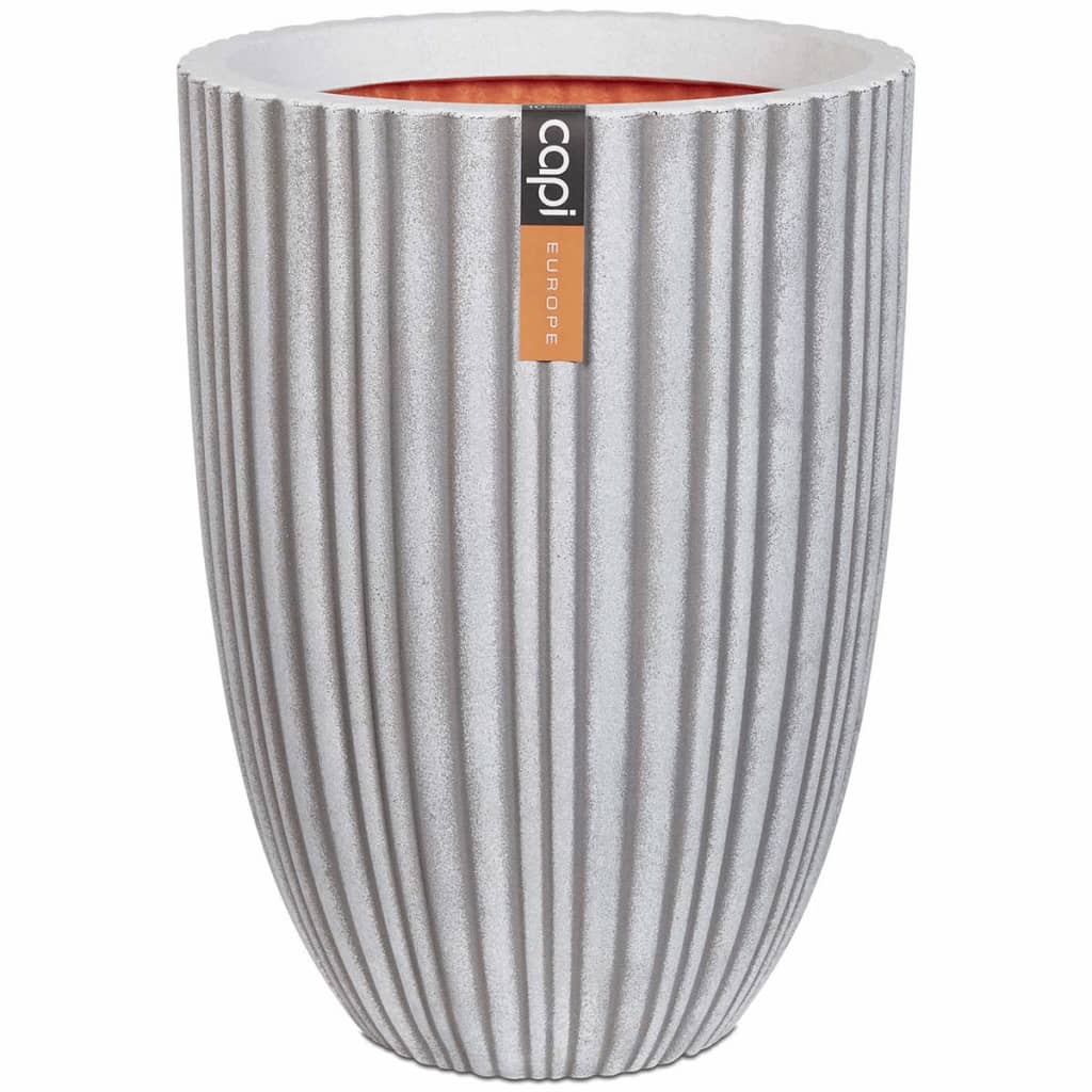 Capi Capi Flowerpot Urban Tube Elegant layer 55x73 cm ivory -colored