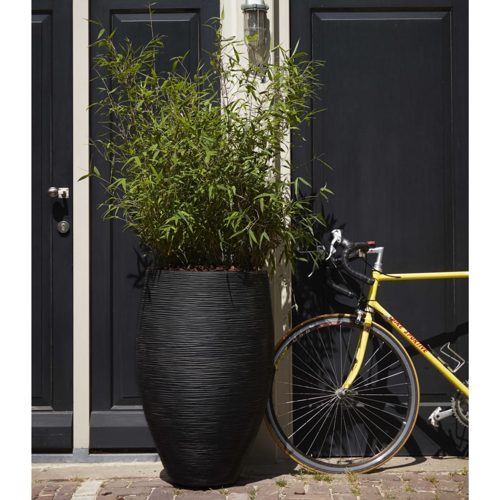 Capi capi blomsterpot natur rib elegant deluxe 45x72 cm sort