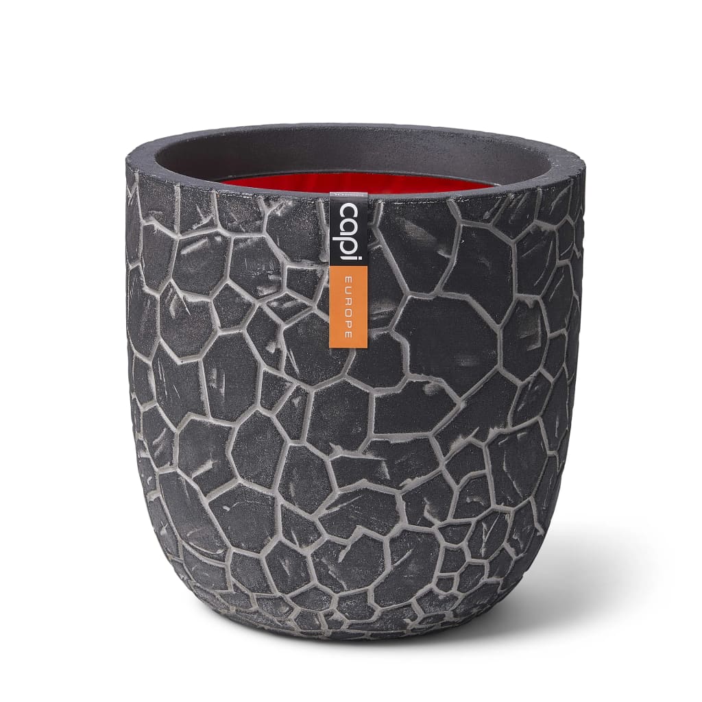 Capi Blummenpot Clay sphäresch 35x34 cm Anthhracite -Colored