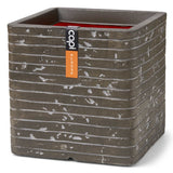 Capi Capi Flowerpot Nature Row Square 40x40x40 cm Olive green