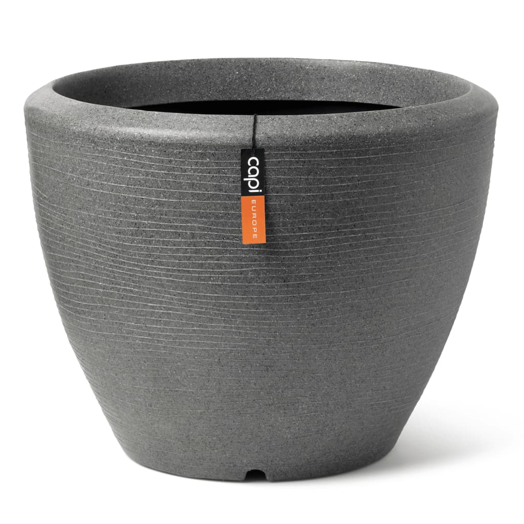 Capi Capi Blummenpot Arc Granit Tapiteled niddreg 48x33 cm Anthhacite -Colored