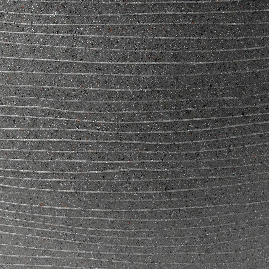 Capi Capi Blummenpot Arc Granit Tapiteled niddreg 48x33 cm Anthhacite -Colored