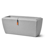 Capi Planter Arc Granite Rectangular 60x35x40 cm ivory colored