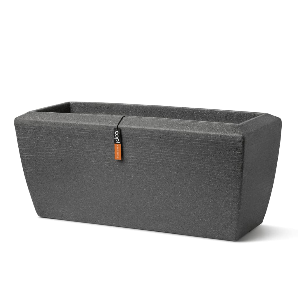 Capi Planter Arc Granite Rectangular 90x35x40 cm Anthracite -colored