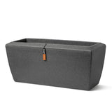 Capi Planter Arc Granite Rectangular 90x35x40 cm Anthracite -colored