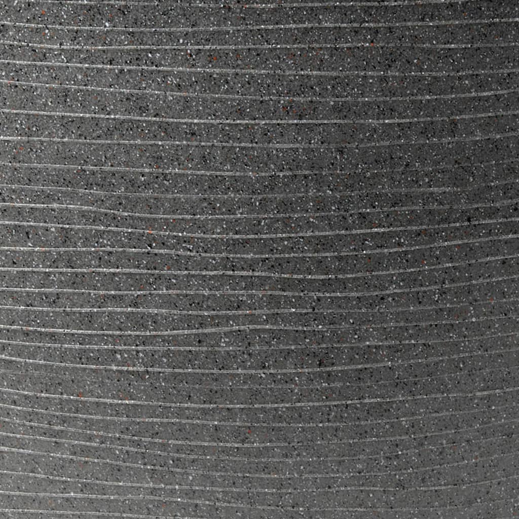 Capi Planter Arc Granite Rectangular 90x35x40 cm Anthracite -colored