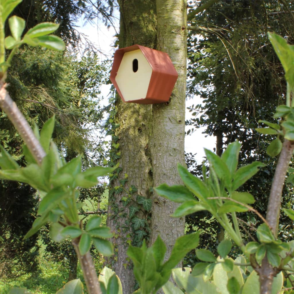 Capi capi vogelhuisje panj 2 19x23x20 cm rjava