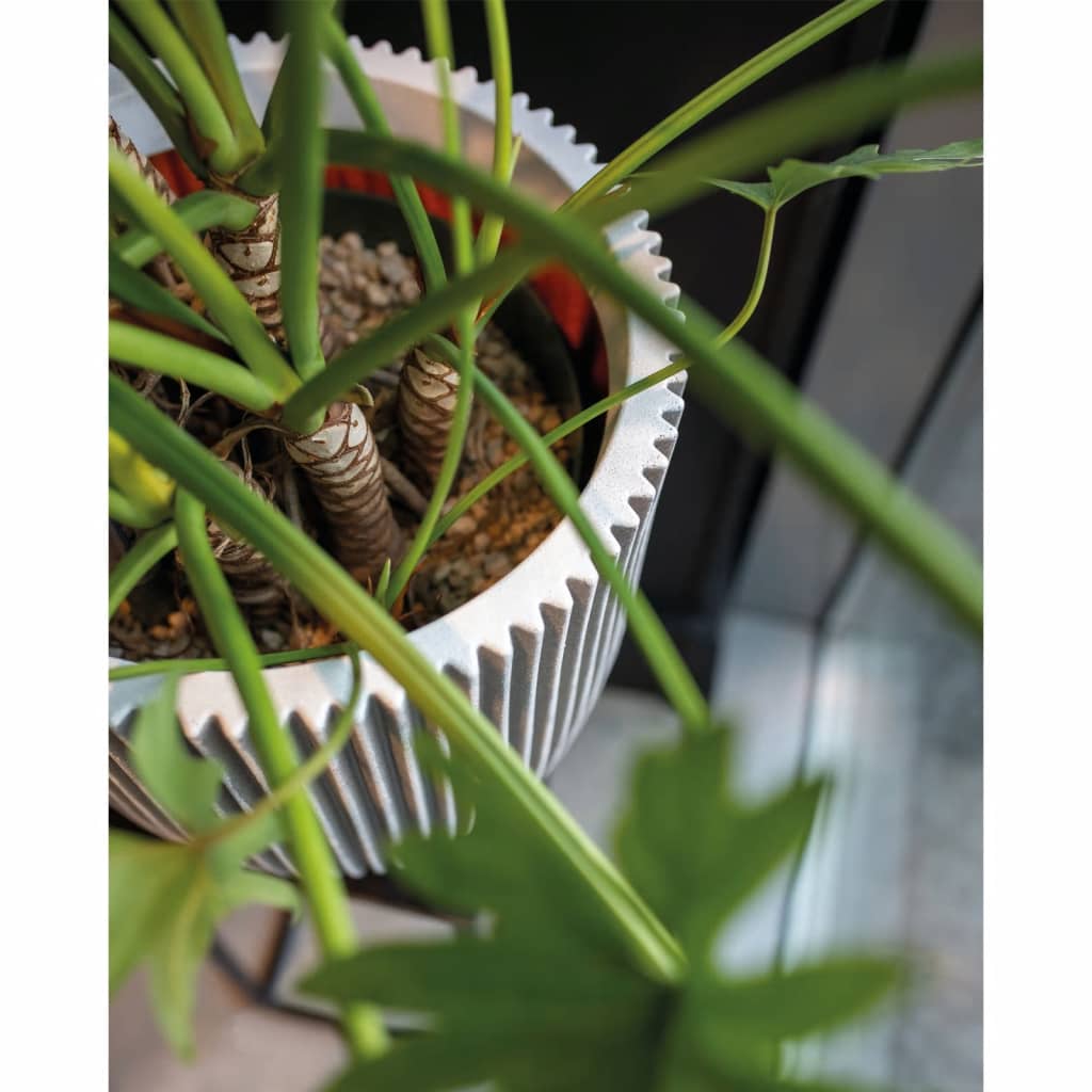 Capi Planter Groove 35x34 cm slonovine