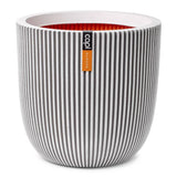 Capi Flowerpot Groove 43x41 cm slonovine