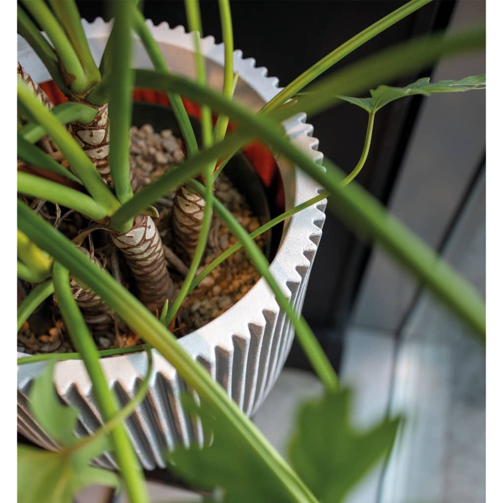 Capi Flowerpot Groove 43x41 cm slonovine