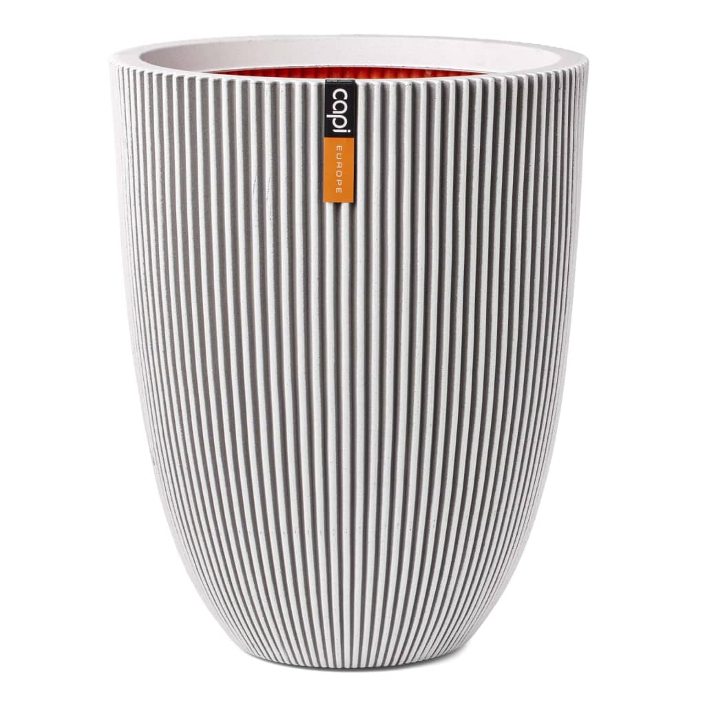Capi Flowerpot Groove Elegant 46x58 cm Elfenbeinkol.