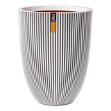 Capi Flowerpot Groove Elegant 46x58 cm Elfenbeinkol.