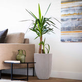 Capi Flowerpot Groove Elegant 46x58 cm Elfenbeinkol.