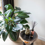 Capi Flowerpot Groove Elegant 46x58 cm Anthracite -colored