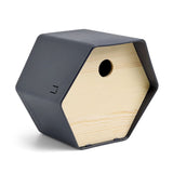 Capi Birdhouse Panj 1 okrogla luknja 19x23x20 cm antracit -barva