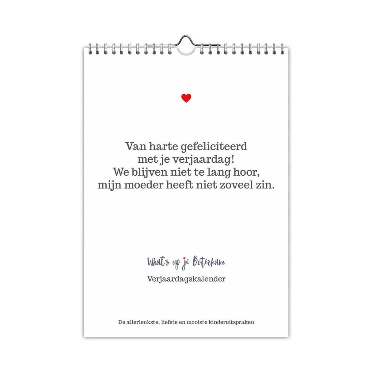 Comello verjaardagskalender whats up je boterham