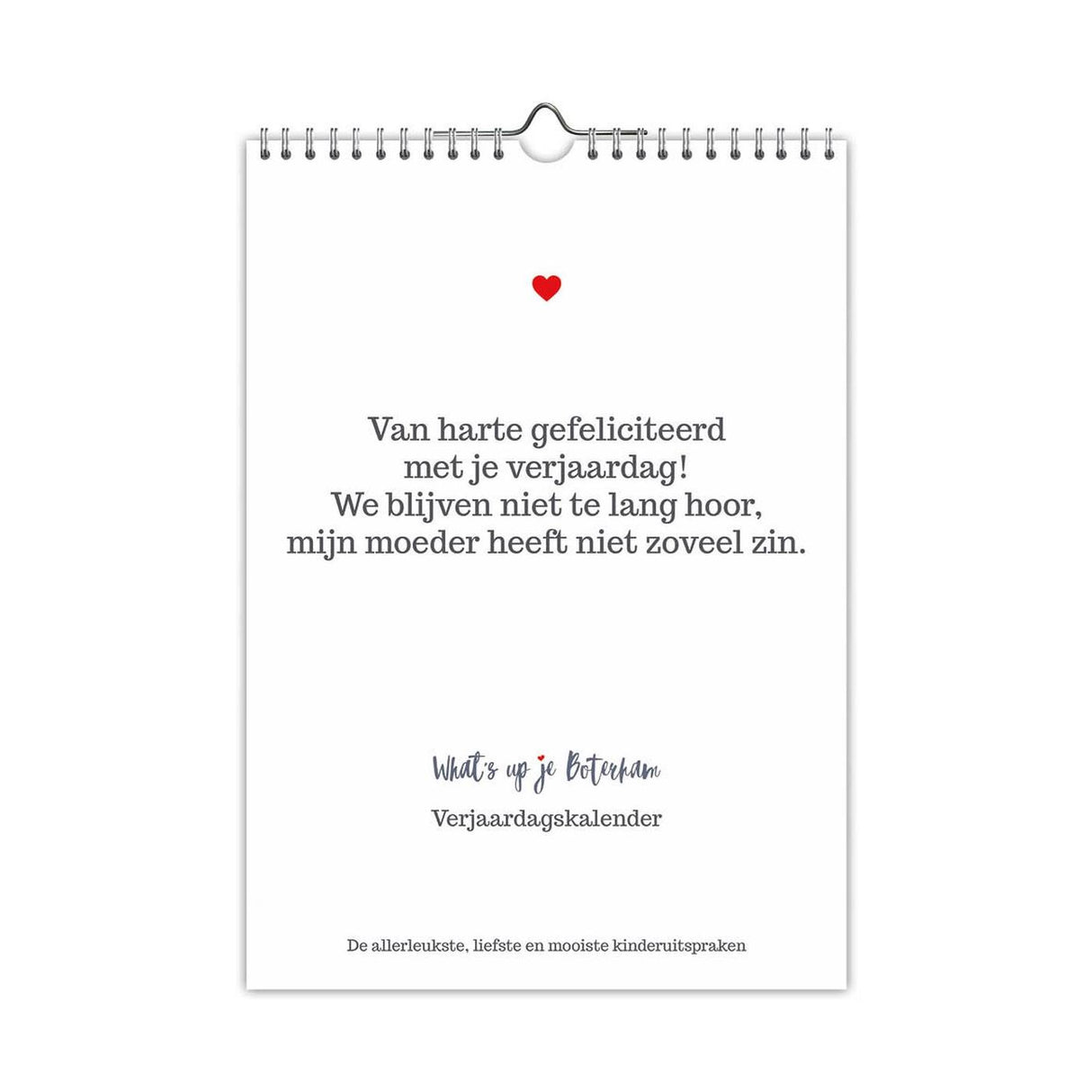 Comello Gebuertsdagskalenner wat ass Äre Sandwich