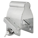 Proplus mobile serrure d'embrayage en acier 23 cm argent avec discussion