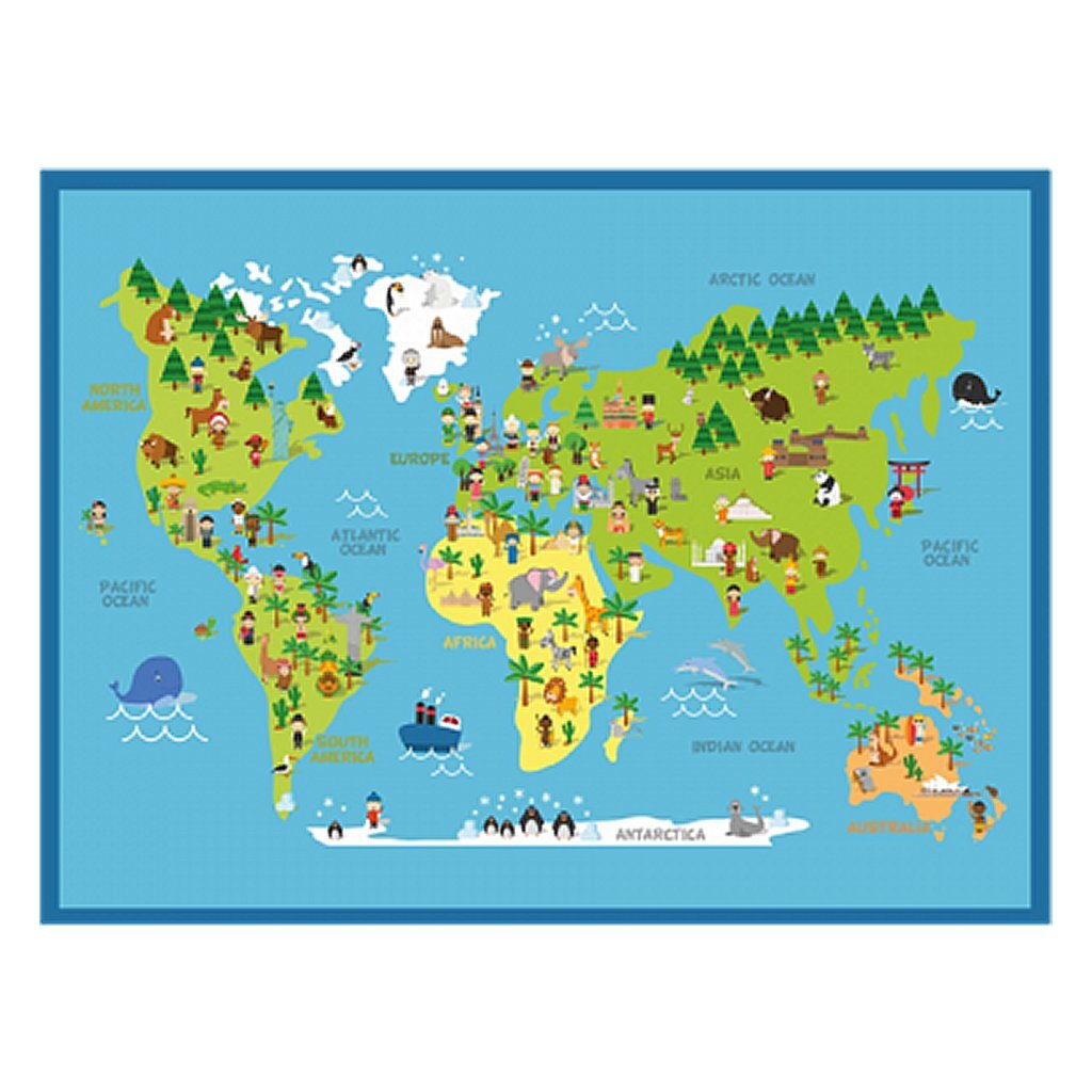 INTRADA Igrajte obleko World Card 90x120 cm poliamid