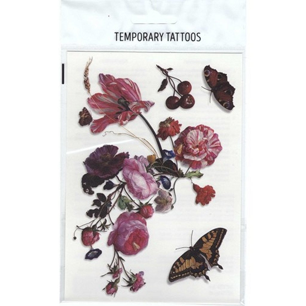 Grundläggande tillfälliga tatueringar blommor 10 stycken
