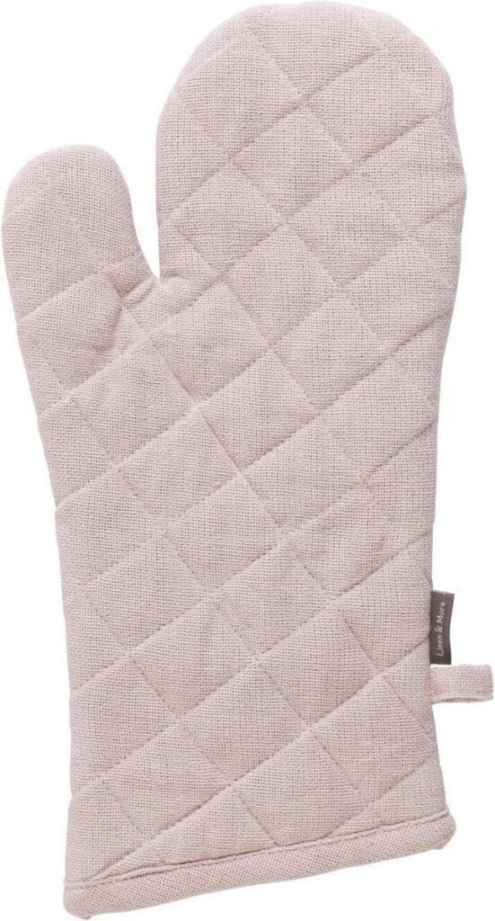 Linen more linen more oven glove soft pink
