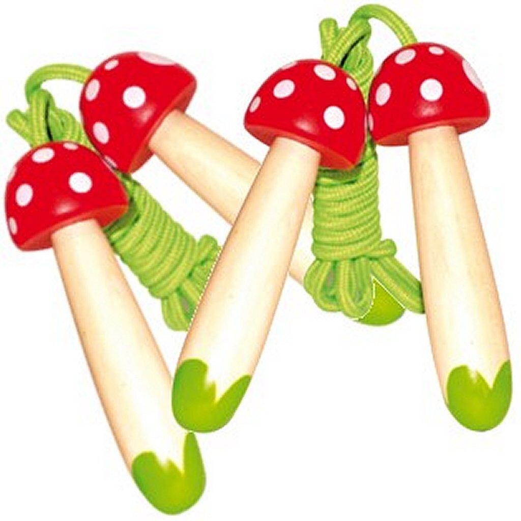 Semplicemente per i bambini che saltano il fungo della corda