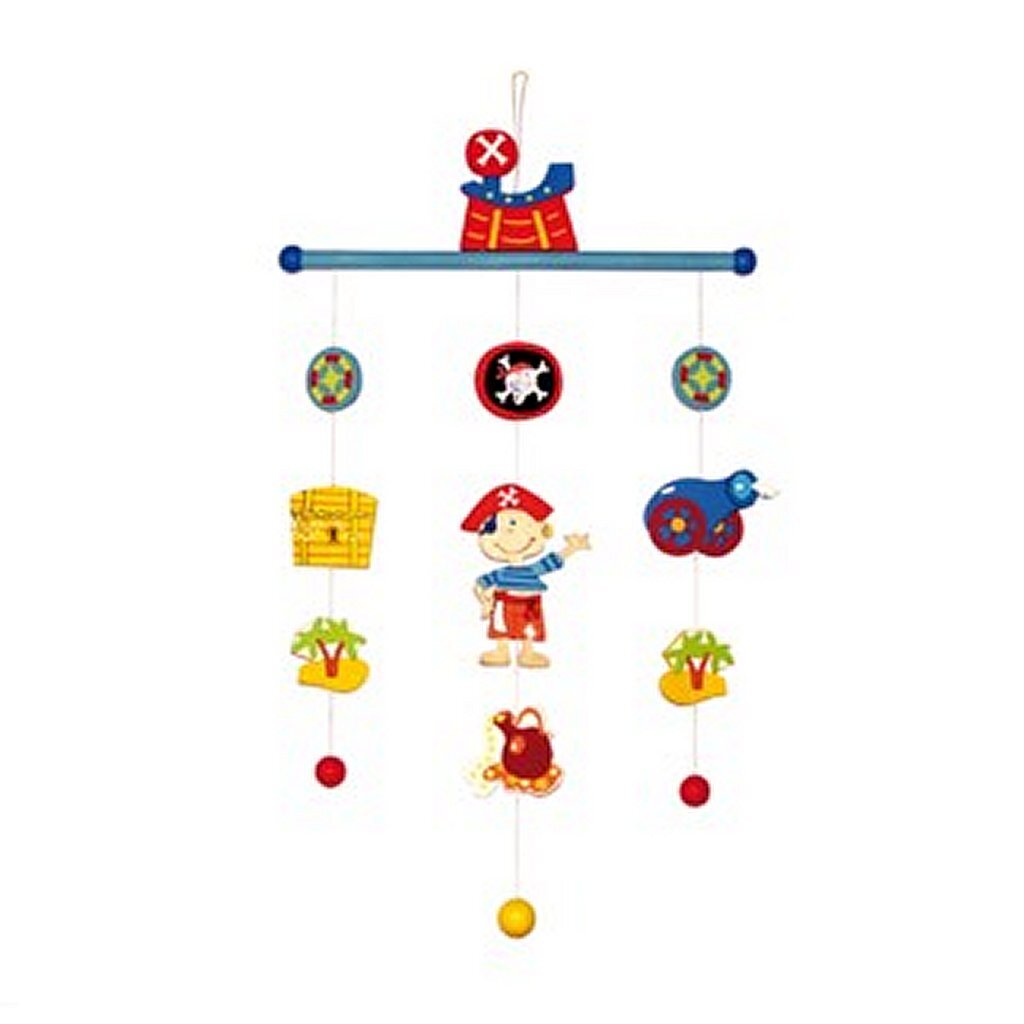 Simplemente para niños 21140p de madera Piratenmobiel