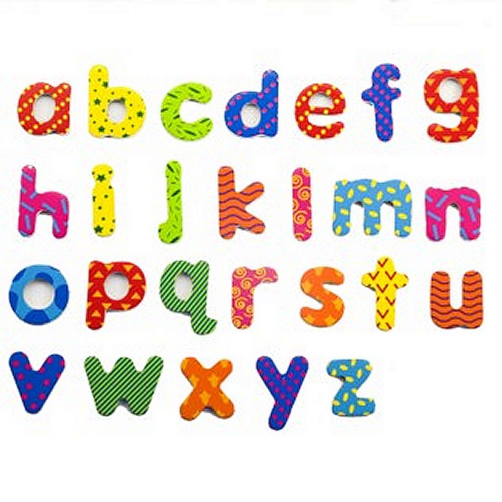 Simplemente para niños Magnet Set Letters 52 piezas