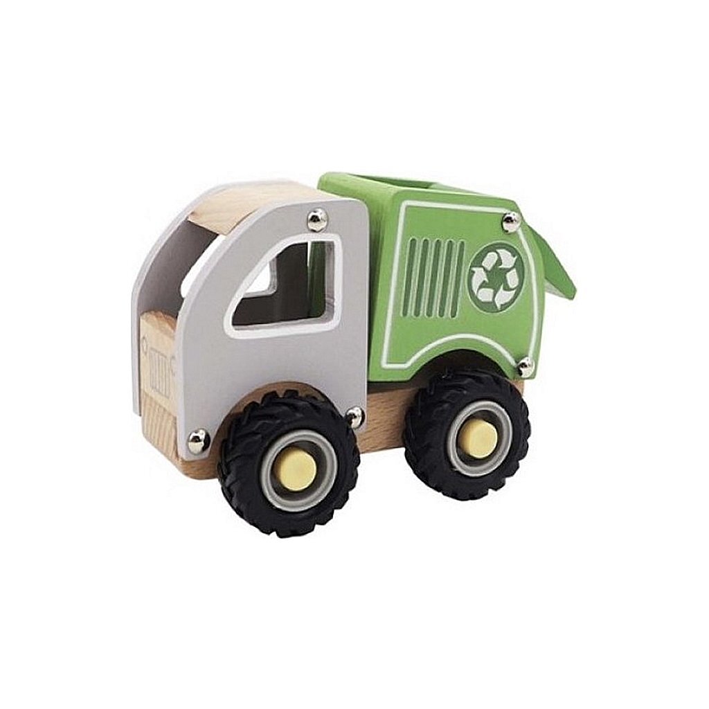Simplemente para los niños camiones de basura de madera