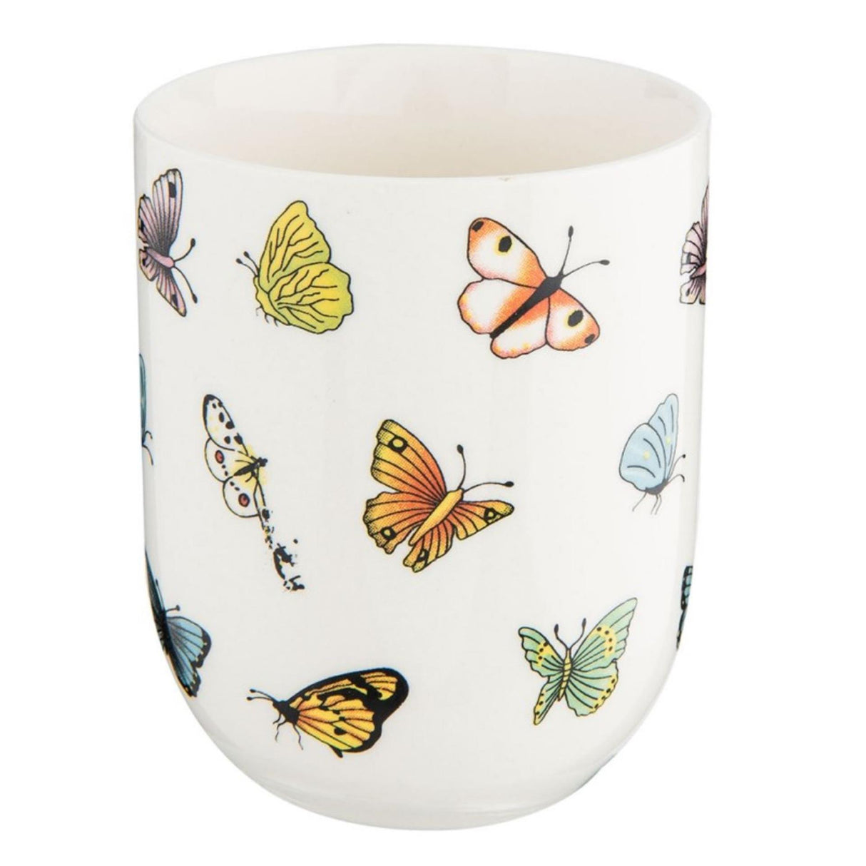 Clayre eef mug butterflies 100ml ø6x8cm