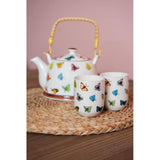 Clayre eef mug butterflies 100ml ø6x8cm