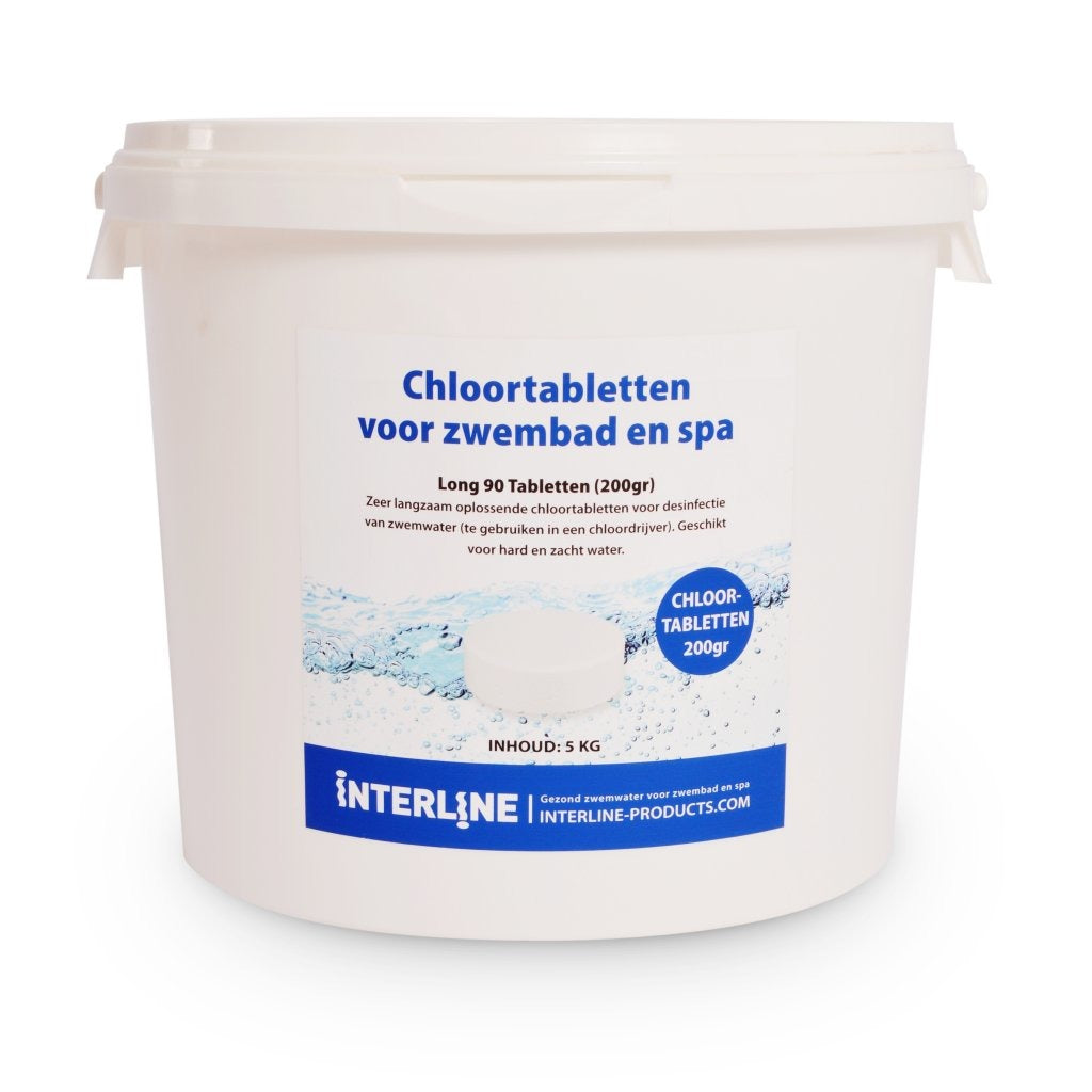 Interline Chlorine tablets Long90 200gram 5KG