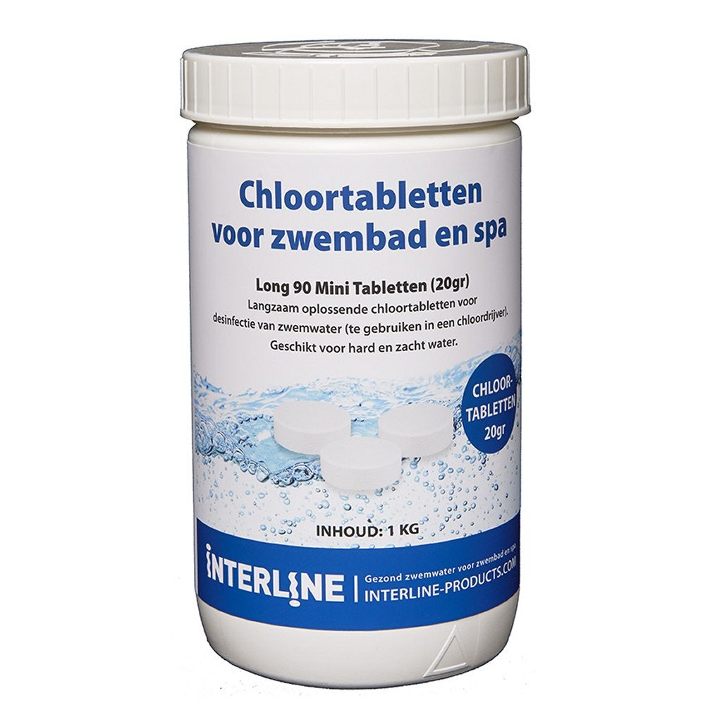 Interline Chlorine tablets Long90 20gram 1KG