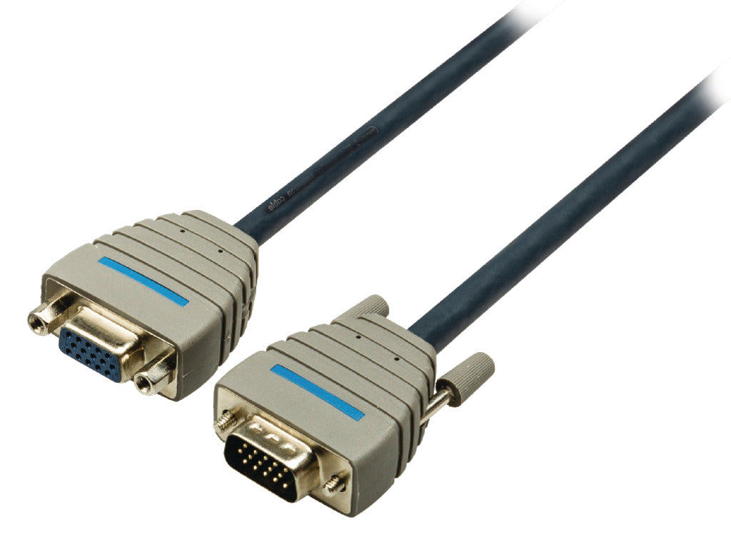 Bandridge bcl1002 vga extension cable vga male - vga female 15-pin 2.00 m blue