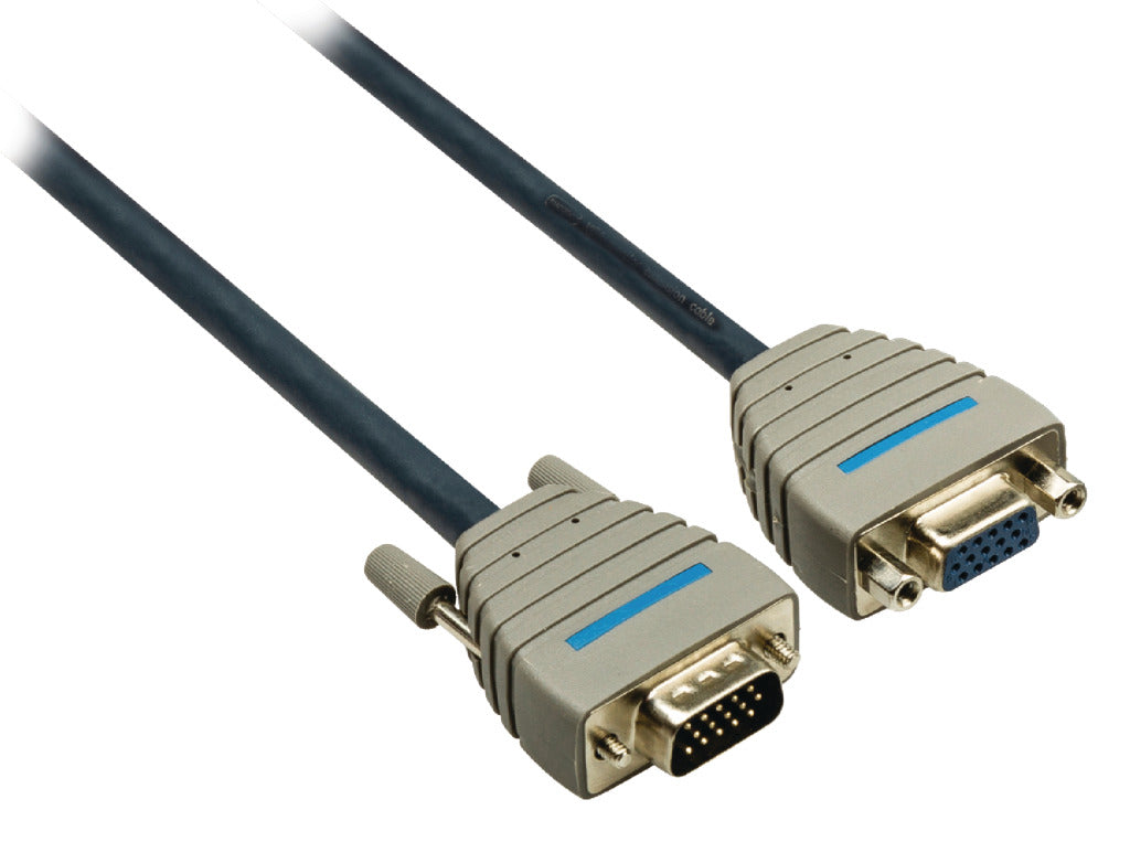 Bandridge bcl1002 vga extension cable vga male - vga female 15-pin 2.00 m blue