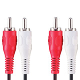 Bandridge Bandridge Val4202 Stereo Audio Cable 2x RCA moški 2x RCA moški 2,00 m črna