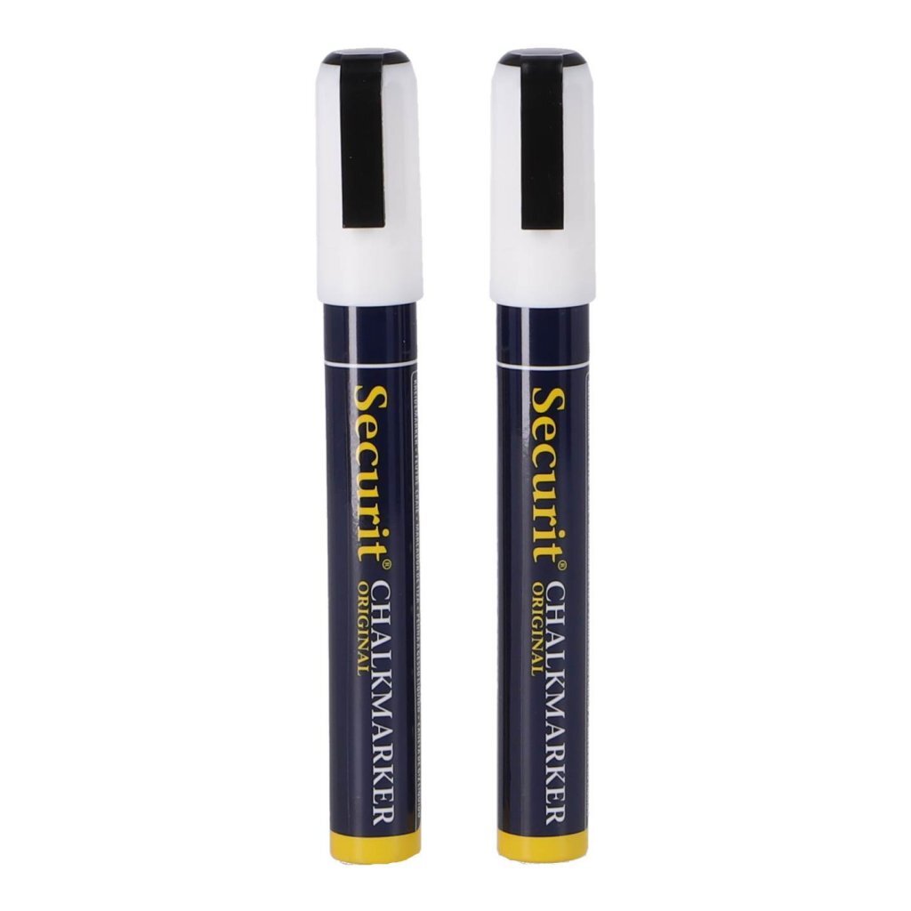 Quantore securit kritmarkörer 2-6 mm vit 2 st