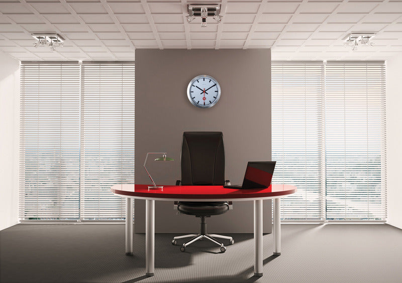 Další snímky NE-3999AR WALL CLOCK. 35 cm, kartáčovaný hliník, #039;