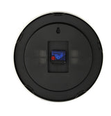 Nextime NE-3998ST wall clock, diameter 19 cm, brushed aluminum, 'station'