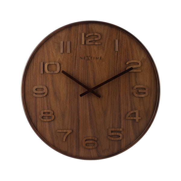 NEXTIME NE-3096BR WACK CROCK. 35 cm, Holz, braun, 'Holzholzmedium'