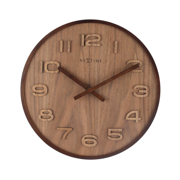NEXTIME NE-3096BR WACK CROCK. 35 cm, Holz, braun, 'Holzholzmedium'