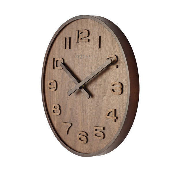 NEXTIME NE-3096BR WACK CROCK. 35 cm, Holz, braun, 'Holzholzmedium'