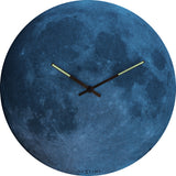 NextIme NE-3164 Slide Wall Clock. 35 cm, ball ze skla, 'Blue Moon Dome'