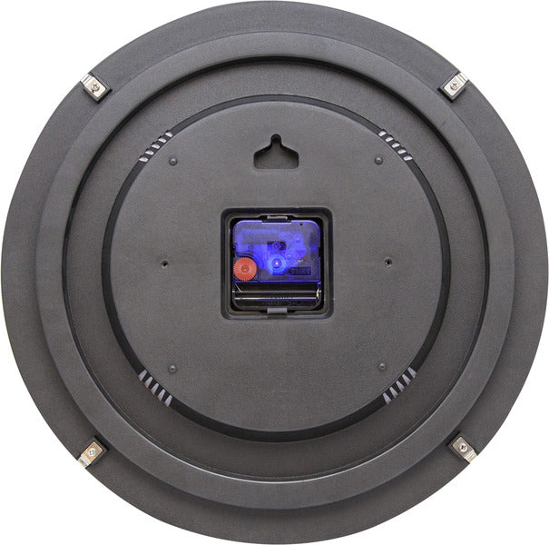NextIme NE-3164 Slide Wall Clock. 35 cm, ball ze skla, 'Blue Moon Dome'