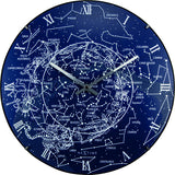 Nexttime ne-3165 wall clock dia. 35 cm, convex glass, 'milky way dome'