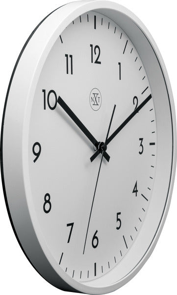 Nextime NX-7320 wall clock NXT diameter 30cm plastic white, white dial