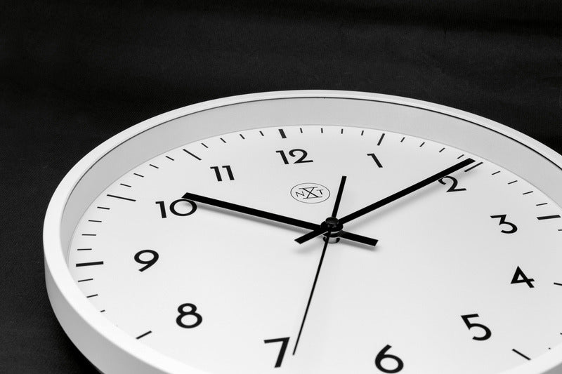 Nextime NX-7320 wall clock NXT diameter 30cm plastic white, white dial
