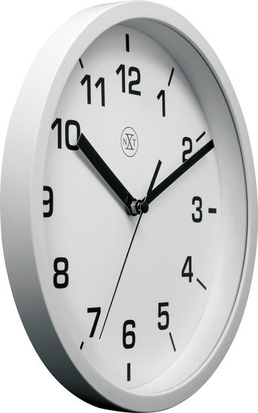 Nextime NX-7321wi wall clock NXT diameter 20cm plastic white, white dial
