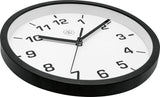 Nextime nx-7321zw wall clock nxt diameter 20cm plastic black, white dial