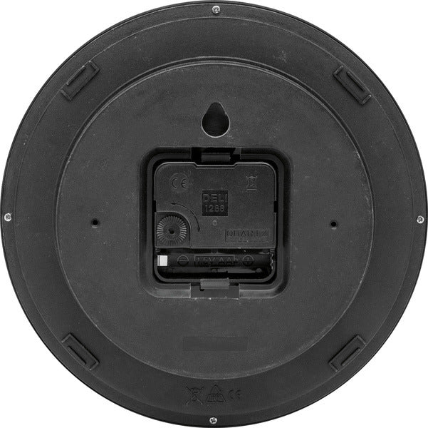 Nextime nx-7321zw wall clock nxt diameter 20cm plastic black, white dial